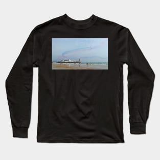 Red Arrows flying over Bournemouth Pier Long Sleeve T-Shirt